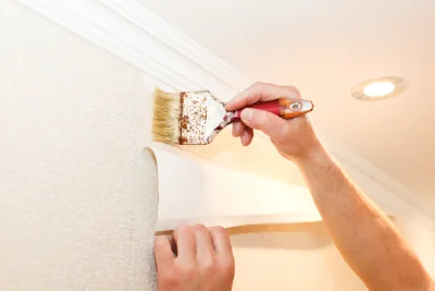 Pose de papier peint à Pallud — revêtements muraux et toiles de verre